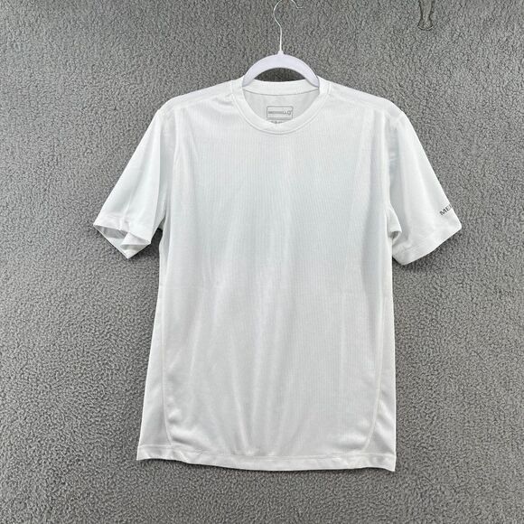 Merrell Morpheus T-shirt Ecru Mens Small UPF 20+ - Picture 1 of 12